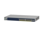 أجهزة شبكات NETGEAR GS728TPP 28-Port PoE Gigabit Ethernet — شحن بقدرة 380 واط (مستعمل – بحالة ممتازة، عبوة مفتوحة)