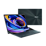 ASUS ZenBook Duo 14 Intel Core i5 1155G7 4.3Ghz , 16GB RAM , 512GB SSD , 14" FHD Touchscreen Display + 13" Second Display , English Keyboard