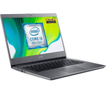 جهاز كروم بوك ACER 714 مقاس 14 بوصة ومعالج Intel Core i3 وذاكرة 8 جيجابايت وذاكرة وصول عشوائي سعتها 128 جيجابايت وذاكرة eMMC باللون الرمادي