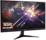 Acer Nitro VG270S 27 Inch Full HD Gaming Monitor IPS , FreeSync, 165Hz (OC), 2 ms, HDR 10, DP, HDMI, Black/Red