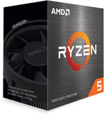 AMD Ryzen 5 4500 Desktop-prosessor (6-kjerne/12-tråder, 11 MB hurtigbuffer, opptil 4,1 GHz maks boost) 