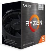 AMD Ryzen 5 5600G 6 kjerner 12 tråder skrivebordsprosessor, med AMD Radeon-grafikk 