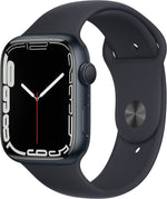 Apple Watch Series 7 (GPS, 45mm) - Midnight Aluminium Case, Midnight Sport Band