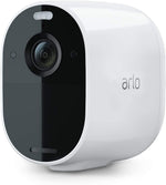 Arlo Essential Spotlight-kamera - 1 pakke - Trådløs sikkerhet, 1080p-video, fargenattsyn, 2-veis lyd, direkte til WiFi Ingen hub nødvendig, fungerer med Alexa, hvit 