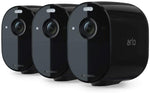 Arlo Essential Spotlight-kamera - 3-pakning - trådløs sikkerhet, 1080p video, farge nattsyn, 