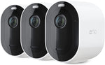 Arlo Pro 4 Spotlight-kamera - 3-pakning - Trådløs sikkerhet, 2K-video og HDR, Color Night Vision, 2-veis lyd, direkte til WiFi, hvit 