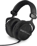 beyerdynamic Dt 990 Pro Over-Ear Studio Monitor-hodetelefoner - Stereokonstruksjon med åpen rygg, kablet (80 ohm, svart (begrenset utgave)) 