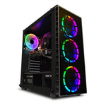 جهاز PC قيمنق CIT Raider RGB بالإصدار الأسود، انتل I5 10400F، كرت شاشة RTX 3060 Ti سعة 8 جيجا، ذاكرة 16 جيجا، 1 تيرا SSD، مزود طاقة 550 واط