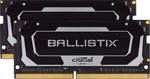 Crucial Ballistix 3200 MHz, DDR4 Sodimm, bærbar spillminnesett, 16 GB (8 GB x2), CL16, svart 