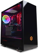 CyberpowerPC Regiment Gaming PC - AMD Ryzen 5 3600, Nvidia GTX 1050 Ti 4GB, 8GB RAM, 1TB HDD, 450W 80+ PSU, Wi-Fi, Windows 10, Onyxia RGB