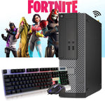 Dell Optiplex Gaming PC for Fortnite Intel Core I7 2600, 16GB RAM, GTX 1030 2GB, 240SSD+1TB HDD, Win 10 Pro, Gaming Keyboard and Mouse 