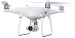 طائرة بدون طيار رباعية المراوح DJI Phantom 4 Pro الإصدار 2.0 باللون الأبيض 