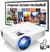 DR.Q HI-04 Projector with Projection Screen 1080P Full HD Supported, Upgraded 6500 Lux Video Projector Compatible with TV Stick PS4 HDMI USB AV. Projectors DR.Q YOOYAA 