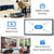 DR.Q HI-04 Projector with Projection Screen 1080P Full HD Supported, Upgraded 6500 Lux Video Projector Compatible with TV Stick PS4 HDMI USB AV. Projectors DR.Q YOOYAA 