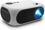 E-mmersify Mini Projector, Home Movie, Projector for Cartoon, Kids Gift 2022 Portable Projector Full 1080p HD, Video Projector