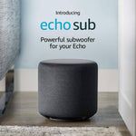 Echo Sub | Kraftig subwoofer for din Echo. krever kompatibel Echo-enhet 