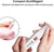 Flawless Facial Hair Remover and Eyebrow Trimmer Device for Painless Removal of Women/Men Eyebrows, Nose, Lips, Face and Body Hair Hair Removal Brijan 
