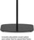 Flexson Floor Stand for Sonos Move - Black Studio Stand & Mount Accessories Flexson 