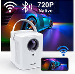 GammaBai JOY Mini Portable Projector 5G WiFi Bluetooth Projector, 1080P Supported, Compatible with Smartphone, TV Stick, Android, iOS, Xbox, PS5