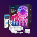 Govee RGB Wi-Fi + Bluetooth LED Strip Lights (16.4ft) (5M) Amazon Alexa Certified
