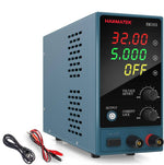 HANMATEK Justerbar DC-strømforsyning (0-30 V 0-5 A) HM305 Mini Variable Switching Digital Bench Power Supply 