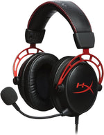 HyperX Cloud Alpha - Gaming Headset, Dual Chamber Drivers, Legendary Comfort, Aluminum Frame, Detachable Microphone, Works on PC, PS4, PS5, Xbox One, Xbox Series X|S, Nintendo Switch and Mobile – Red