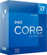 Intel Core i7-12700K LGA 1700 12. generasjons ulåst skrivebordsprosessor 