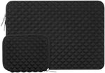 Laptop Sleeve inch MacBook Pro 14 Neoprene Bag Cover with Small Case - Black