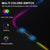 Large RGB Gaming Mouse Mat Pad- Reawul 14 Modes Oversized Glowing Led Extended Mousepad - 800 x300 x4 mm Gaming Mouse Mat Pad REAWUL 
