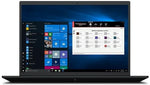لابتوب لينوفو ثينك باد I7 P1  محطة عمل متنقلة، بمعالج انتل I7-11850H ثمان نواة، ذاكرة 16 جيجا، 512 جيجا SSD، نفيديا RTX A2000، ويندوز 10 برو، 16 انش