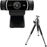 Logitech C922 Pro Stream Webcam, HD 1080p/30fps eller HD 720p/60fps Hyperrask Streaming, Stereo Audio - Svart 