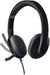 Logitech H540 Wired Headset, Stereo Headphone with Noise-Cancelling Microphone, USB - Black Headsets Logitech 