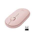 Logitech Pebble M350 Wireless Mouse with Bluetooth and USB with Quiet Click