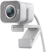 Logitech StreamCam – Live Streaming Webcam for Youtube og Twitch, Full 1080p HD 60fps, USB-C-tilkobling – WHITE 