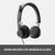 Logitech Zone 750 Wired Over-Ear Headset with advanced noise-canceling microphone, - Grey Headsets Logitech 