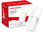 MERCUSYS 300Mbps Wi-Fi/ Broadband Range Extender, 3 External Antennas with MIMO technology, Smart Signal Indicator, Easy set up