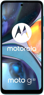 Motorola G22, 128 GB ROM, 4 GB RAM, Iceberg Blue, Vanlig 