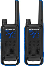 Motorola T800 Two-Way Radio Proffesional Talkie Walkie With Bluetooth and mobile app for Messaging and offline geolocating . Pack of 2