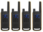 Motorola Talkabout T82 Extreme PMR446 2-veis Walkie Talkie Radio 10 km rekkevidde Støv- og vanntett for Desert Quad Pack (4 stk) 