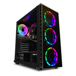 Newtech Gaming Computer PC Desktop – Intel Core i7 10700K 8 kjerner 4,7 Ghz, NVIDIA RTX 3060 12 GB, 16 GB RAM, 1 TB NVMe M.2 SSD, Windows 10 Pro (levering neste dag) 