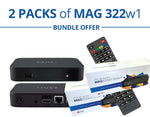 NEWTECH MAG 322 W1 Set-Top Box with 512MB RAM Bundle Packs