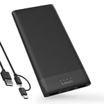 Omars Power Bank 10000mAh Portable Charger Ultra Slim Powerbank with USB-C & 2 x USB