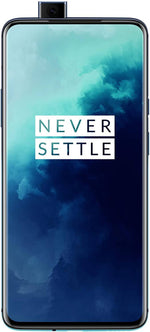 OnePlus 7T Pro Smartphone Haze Blue AMOLED-skjerm 90Hz-skjerm 8 GB RAM + 256 GB lagring Warp Charge 30 