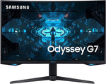SAMSUNG 27-tommers Odyssey G7 QHD 1000R Curved Gaming Monitor 240hz, 1ms, G-SYNC &amp; FreeSync, QLED 