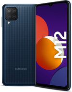 SAMSUNG Galaxy M12 smarttelefon med dobbel SIM - 64 GB, 4 GB RAM, 4G LTE, svart 