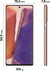 Samsung Galaxy Note20 5G , 256GB, 8GB RAM, Dual Sim - Mystic Bronze Mobile Phones Samsung 