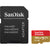 SanDisk 128GB Extreme UHS-I microSDXC Memory Card with SD Adapter Memory SanDisk 