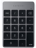 Satechi Slim Aluminium Bluetooth trådløs 18-tasters tastaturforlengelse for Apple-produkter