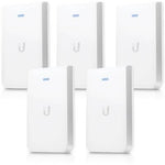 Ubiquiti UAP-AC-IW-PRO-5 UniFi In-Wall AC1750 PoE+ Access Point (5-Pack)