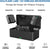 Wireless Lavalier Microphone Hollyland Lark 150 2.4GHz Dual Channel Lapel Mic, Stereo Audio Video Recording Transmitter Receiver for Camera iPhone Interview Stream Podcast YouTube(Black Duo Kit) Microphones HollyView 